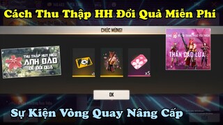 [Garena Free Fire] Cách Kiếm Huy Hiệu Anh Đào Và Hoa Đào Đổi Quà - Sự Kiện Vòng Quay Nâng Cấp