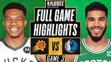 BUCKS vs CELTICS FULL GAME 3 HIGHLIGHTS | 2022 NBA Playoffs Highlights Bucks vs Celtics NBA 2K22