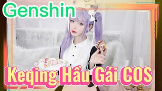 Keqing Hầu Gái COS