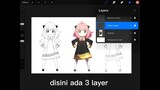 Anya Spy Family Coloring Tutorial (Bahasa Sub)