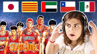 ❇️REACCIÓN OP Slam Dunk - Kimi Ga Suki Da To Sakebitai 🧑🏀 ⚠️¿PERO QUÉ?⚠️ ¡En varios idiomas!❇️