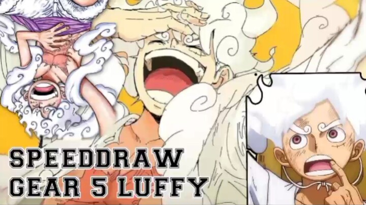 HEYYOO SIAPA YANG GA KENAL AMA SENCHOU KITA!?!? yup kali ini aku speeddrawing Gear 5 Luffy nihh hehe