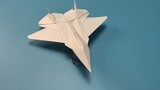 How to fold a cool simulated paper airplane! Russian fifth-generation aircraft SU-57