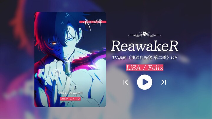 “全体起立！！恭迎暗影君王！！！”《ReawakeR》