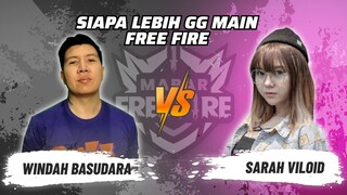 Windah Basudara vs Sarah Villoid: Gamer Cowok Lawan Gamer Cewek? | Mabar Free Fire Match 30 #short