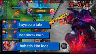 HANZO GOT SAVAGE | 12 KILLS NO DEATH | BUBUHATIN DAW TAYO NG ZILONG