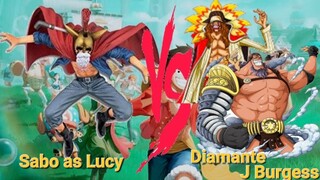 Sabo as Lucy Menghancurkan Lawan di Colosseum Setelah Memakan Buah Mera Mera No Mi Story OPFP TL;DR