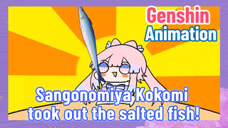 [Genshin  Animation]  Sangonomiya Kokomi took out the salted fish!