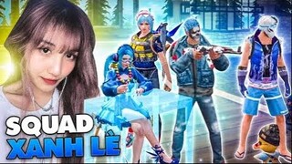 Ngân Kaito | [Free Fire] Ngân cùng Team trở lại cực ngầu khi chỉ dùng đồ màu xanh nước biển