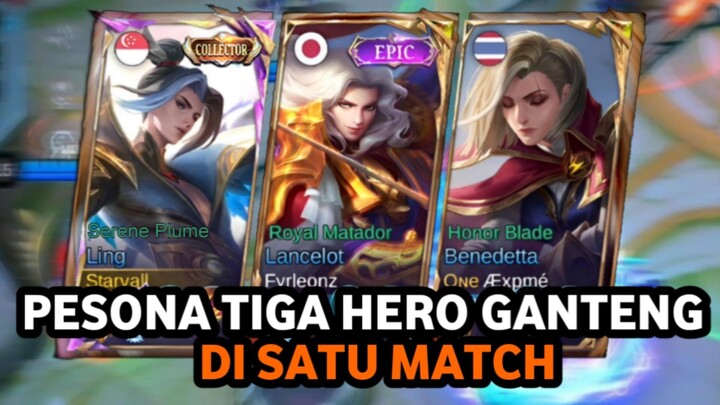 PESONA TIGA HERO ASSASIN GANTENG+FASTHAND DI SATU MATCH