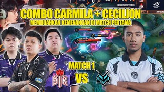 COMBO CARMILA+CECILION DARI TEAM VAMOS!!! MATCH 1 BO 3 TEAM VAMOS VS BTK M6 WORLD CHAMPIONS