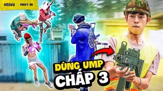 Tuyển thủ Free Fire dùng súng lục UMP CÂN 3 quá Nguy Hiểm trong tử chiến | HEAVY Free Fire