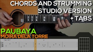 Moira Dela Torre - Paubaya Guitar Tutorial [INTRO, CHORDS AND STRUMMING + TABS]