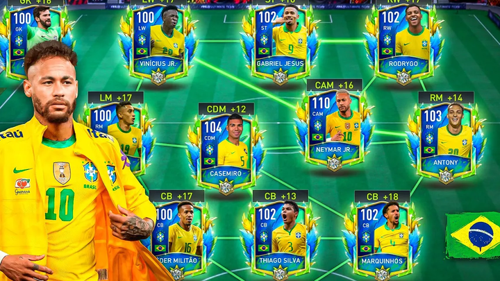 ฉันสร้างทีมบราซิลที่ดีที่สุดในฟุตบอลโลกปี 2022 - FIFA Mobile