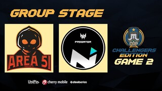 Just ML Cup Challenger's Edition NXP Area51 vs NXP Solid Game 2 (BO3) | Just ML Mobile Legends