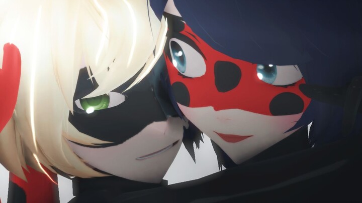 [Ladybug Girl MMD/Ladycat Moyu] "Sayang hanya kamu yang ada di hatiku"·"Hati ini tidak tahan lagi se