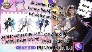 Bocoran skin epic Lunox bertema star caracter contes..! gratis..! Tanpa bayar✔