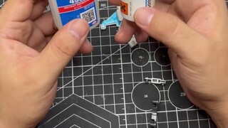 Cara memperbaiki bagian Gunpla yang rusak. C gesper. bentuk cincin. Gesper tetap.