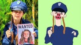 Mia chơi trò cảnh sát làm nhiệm vụ Câu chuyện vui cho bé |||  troll..i don't draw