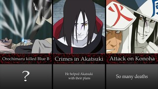 Orochimaru's Crimes in Naruto Anime