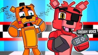 เฟรดดี้ส์ วอยซ์บ็อกซ์ ใหม่! Minecraft Five Nights ที่ Freddy FNAF โรลเพลย์