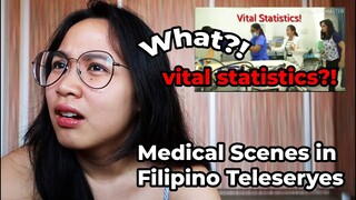 Medical Intern reacts to Pinoy Medical Scenes in Filipino Teleseryes! | Medical Drama Review