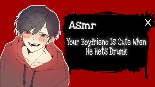 ASMR (ENG/INDO SUBS) Your Boyfriend Is Cute When He Hets Drunk, [Japanese Audio]