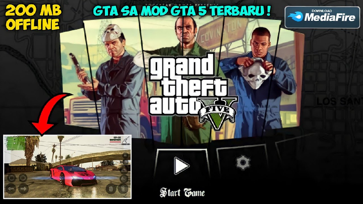 GTA SA Mod GTA 5 di Android 2021 Terbaru | Modpack GTA V