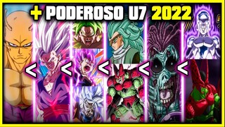 DRAGON BALL SUPER: TOP LOS PERSONAJES MAS PODEROSOS DEL UNIVERSO 7 2022 | ANZU361