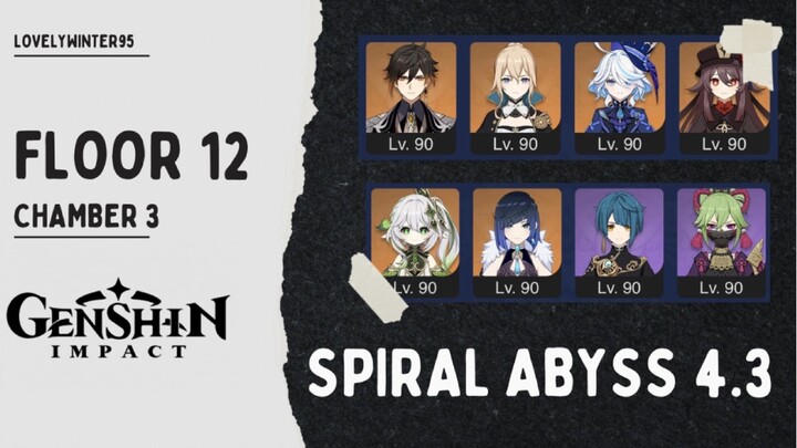 Hutao sehat di Spiral Abyss 4.3?