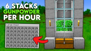 BEST 1.18 CREEPER GUNPOWDER Farm in Minecraft Bedrock! (Windows10/MCPE/NintendoSwitch/PS4/Xbox)