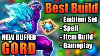 GORD BEST BUILD 2022 | TOP 1 GLOBAL GORD BUILD | GORD - MOBILE LEGENDS | MLBB