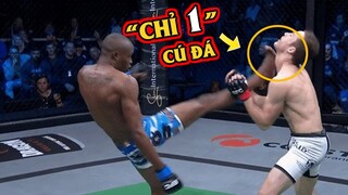 Những Cú Đá Knock Out Khủng Khiếp Của MMA Khiến Đối Thủ Quỳ Gối Xin Tha Khán Giả Sang Chấn Tâm Lý