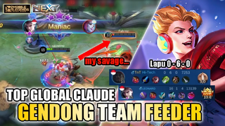 RAHASIA MAIN CLAUDE SAAT SOLO RANKED! DIJAMIN BISA GENDONG TIM! SAMPAI MANIAC! | Mobile Legends