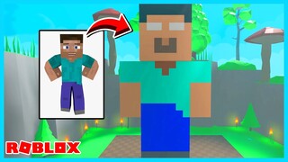 BUILD BATTLE #11 Bikin Steve Minecraft & Titan! - Roblox Indonesia