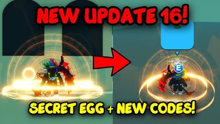 NEW Record of Ragnarok Update 16 + New SECRET EGG & More! | Anime Punching Simulator Roblox!