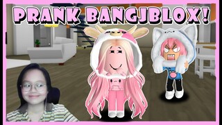 PRANK @BANGJBLOX  SAMPAI MARAH BESAR!! | ROBLOX INDONESIA