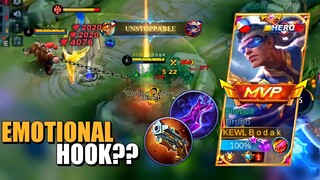 EMOTIONAL DAMAGE MLBB | NEW META BRUNO BEST BUILD AND EMBLEM MLBB