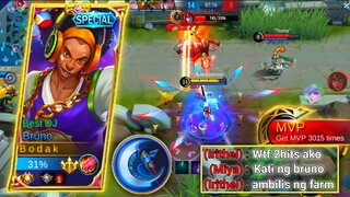 HOW TO DESTROY CO-MARKSMAN | MASTER BODAK - TOP GLOBAL/PHILIPPINES BRUNO - Mobile Legends bang bang