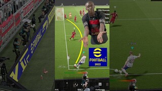 Corner Kick langsung goal ⚽ eFootball 2022 🔥#shorts