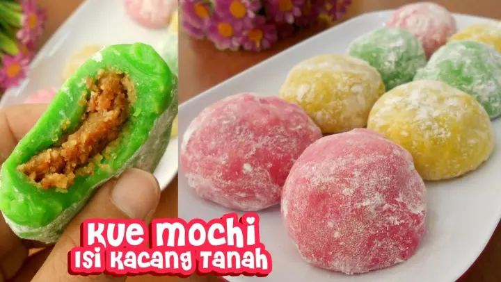 CARA MEMBUAT KUE MOCHI ISI KACANG