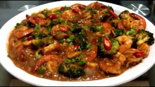 KOREAN SPICY SHRIMP WITH BROCCOLI STIR-FRY | A FRESH MEAL