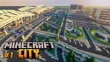 The Airport (Part 1) | Minecraft City Building Timelapse | Ep. 1