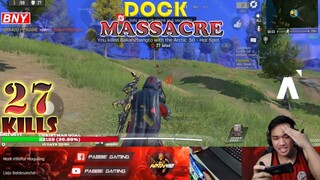 DOCK MASSACRE | EPIC CHASE | 27 KILLS | BR SNIPERU | NRX 420 | CODM GARENA