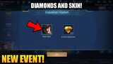 Libreng Skin at Diamonds | New Event in Mobile Legends 2020  [MLBB EVENT]