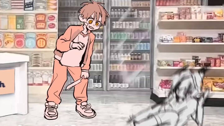 [ฮานาโกะคุงวิญญาณติดที่เขียนด้วยลายมือ] ~ Weird Convenience Store Robber~