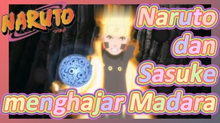 Naruto dan Sasuke menghajar Madara