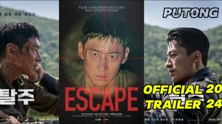 🎥 ESCAPE official trailer (2024) action korean movie