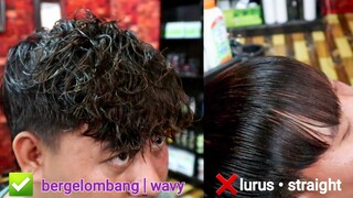 cara membuat rambut bergelombang | rambut lurus jadi bergelombang /keriting