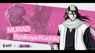 AOV X BLEACH Byakuya Kuchiki Skin Spotlight - Garena AOV (Arena of Valor)